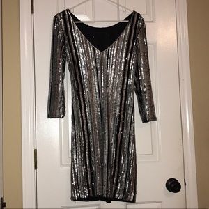 Ombré all Sequined midi Dress New Years (reduced)